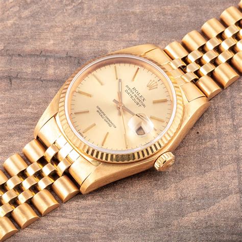 16018 yellow gold datejustfor sale.